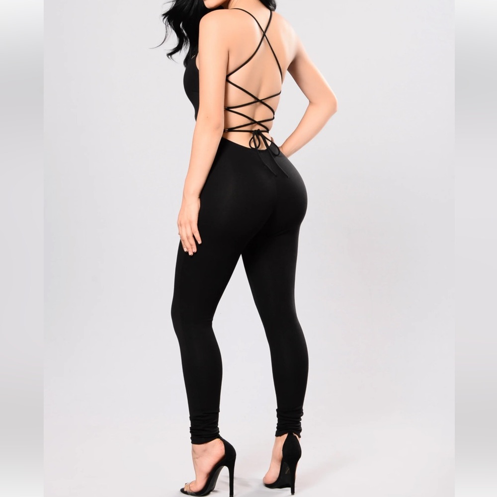 BRAND NEW FASHIONOVA LACE UP CAT SUIT